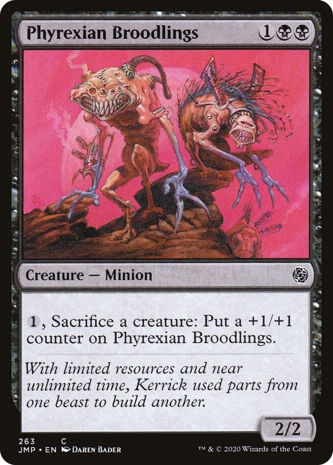 0263 Phyrexian Broodlings C Jumpstart