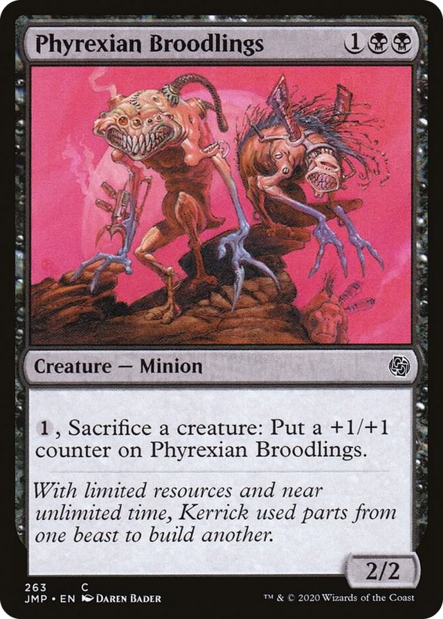 0263 Phyrexian Broodlings C Jumpstart