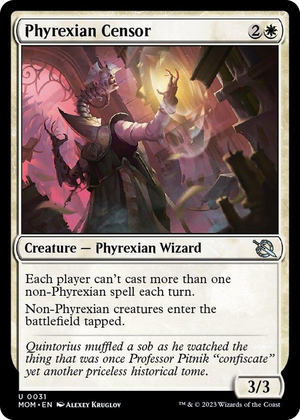 0031 Phyrexian Censor U March of the Machine