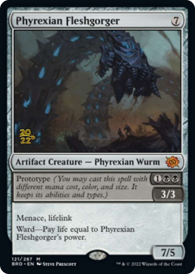 0121 Phyrexian Fleshgorger M Prerelease Cards
