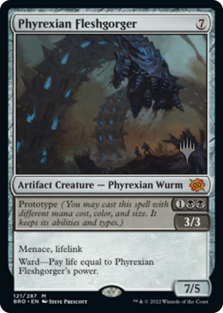 0121 Phyrexian Fleshgorger M Promo Pack: The Brothers' War