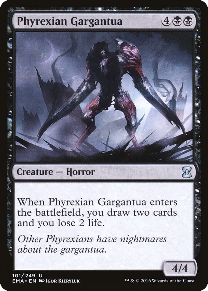 Phyrexian Gargantua #101 U - Eternal Masters Pokemon card