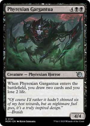 0121 Phyrexian Gargantua U March of the Machine
