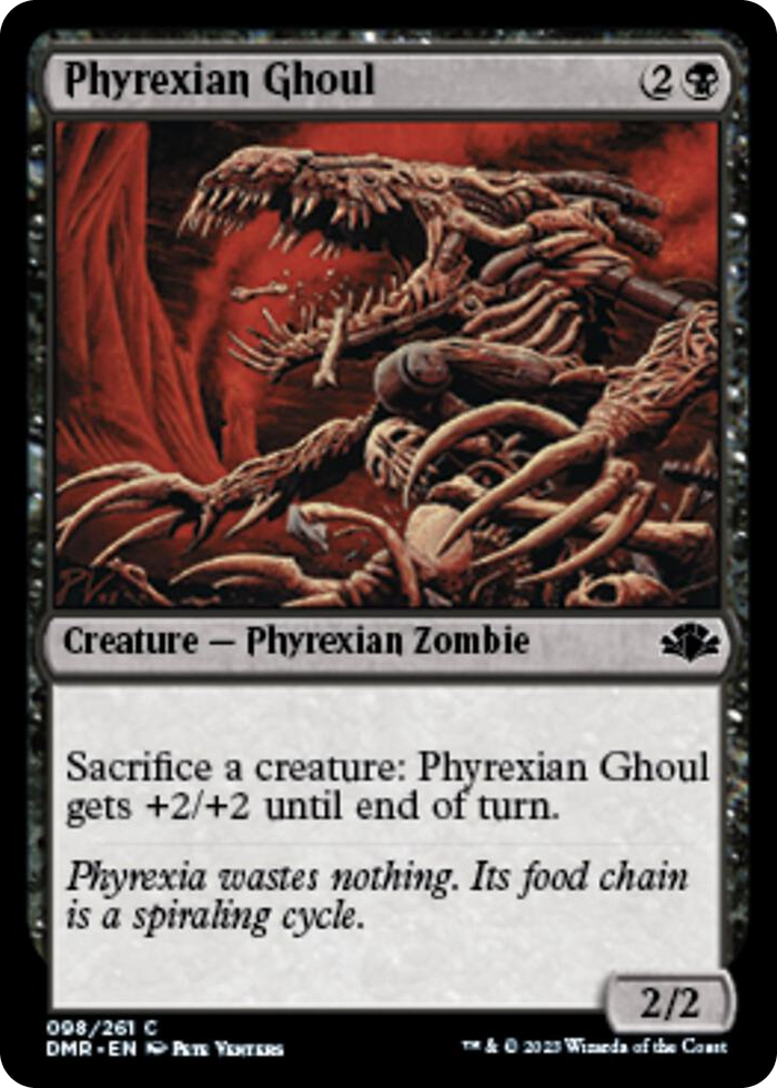 Phyrexian Ghoul #98 C - Dominaria Remastered Pokemon card