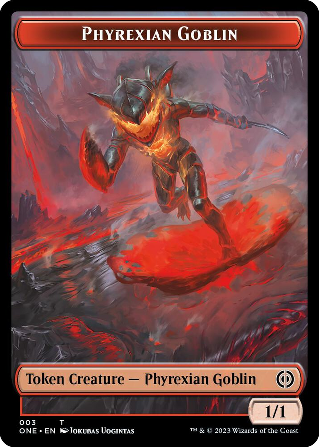 0003 Phyrexian Goblin Token T Phyrexia: All Will Be One