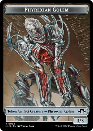 0032 Phyrexian Golem Token T Modern Horizons 3