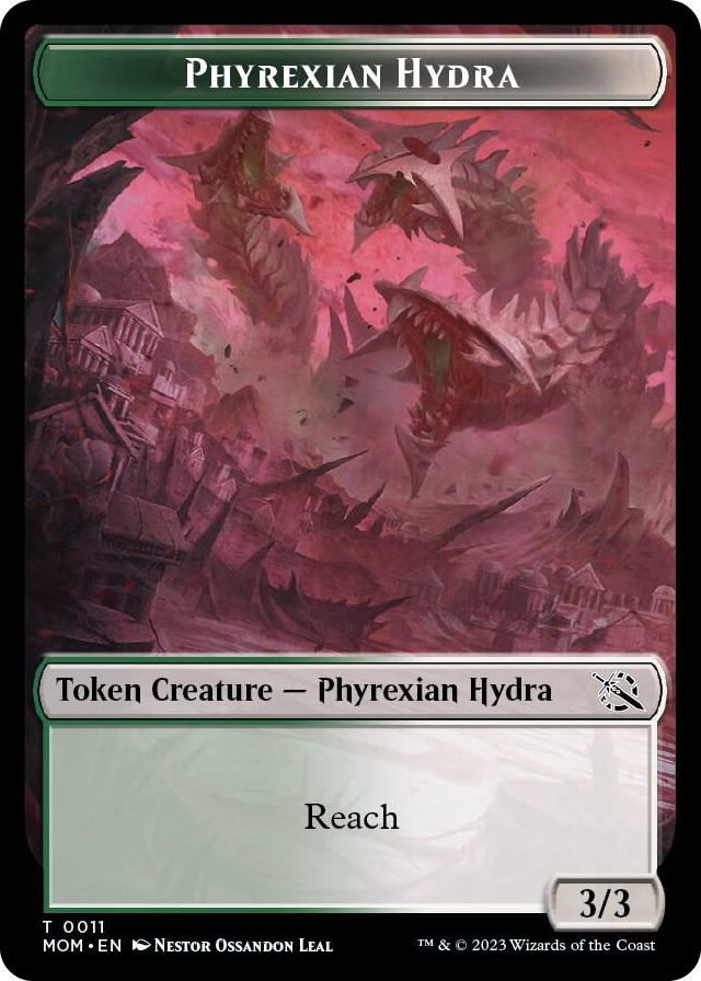 Phyrexian Hydra Token (0011) #11 T - March of the Machine Pokemon card