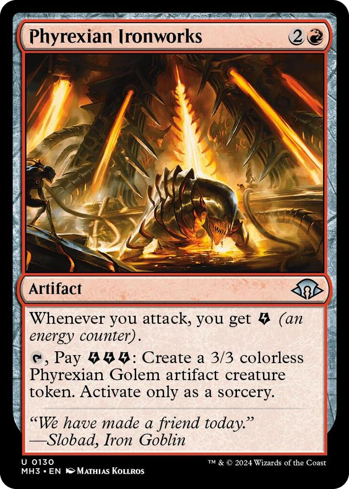 0130 Phyrexian Ironworks U Modern Horizons 3