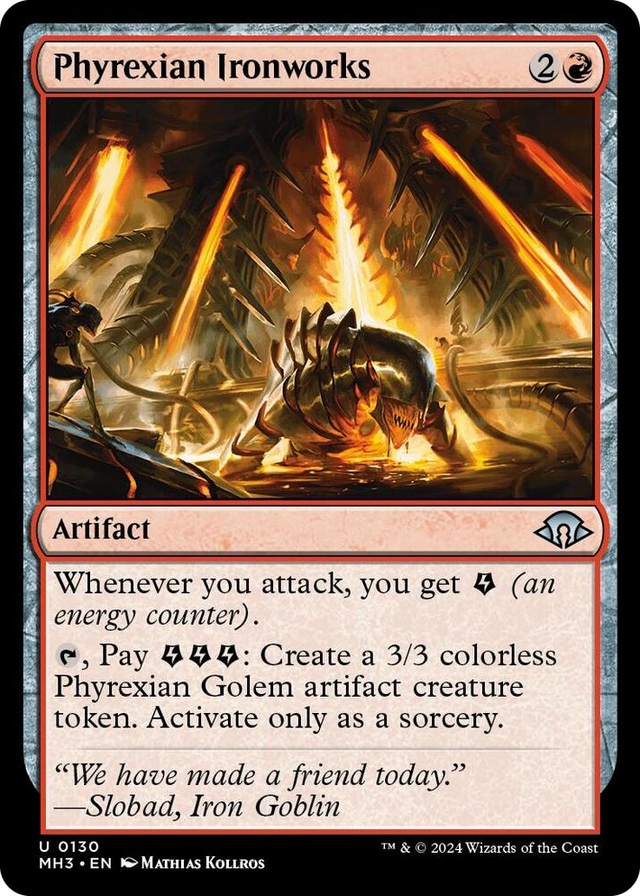 0130 Phyrexian Ironworks U Modern Horizons 3