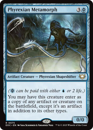 0075 Phyrexian Metamorph R Commander: Edge of Eternities