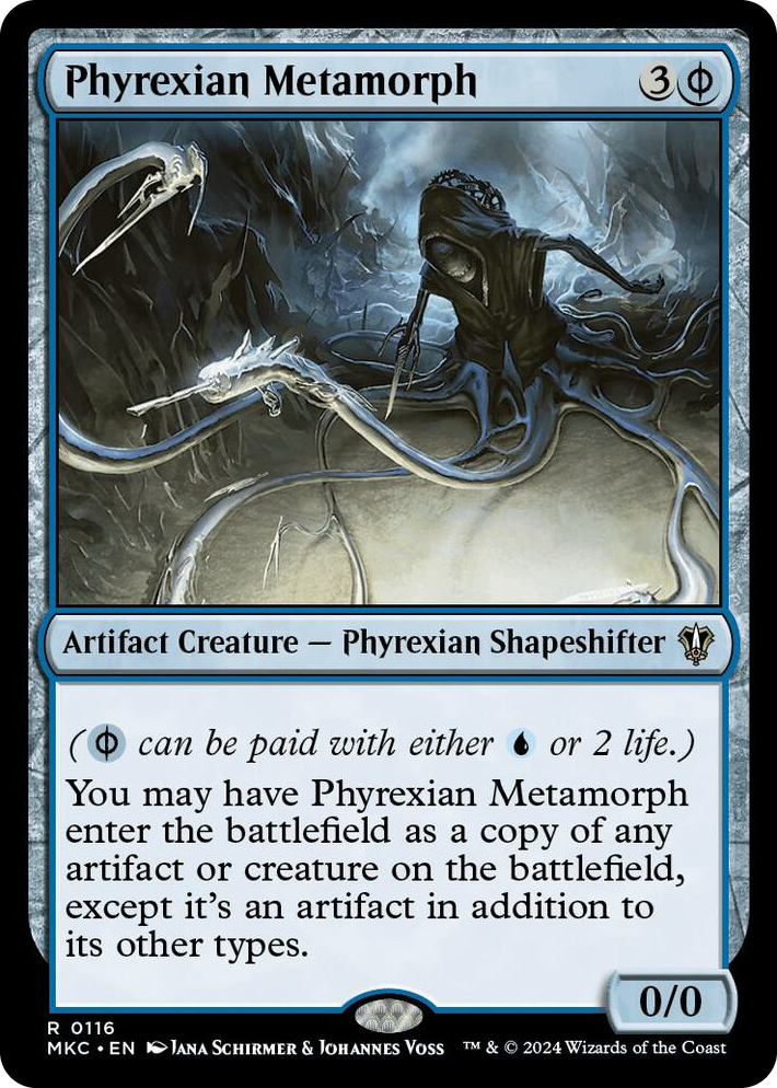 0116 Phyrexian Metamorph R Commander: Murders at Karlov Manor