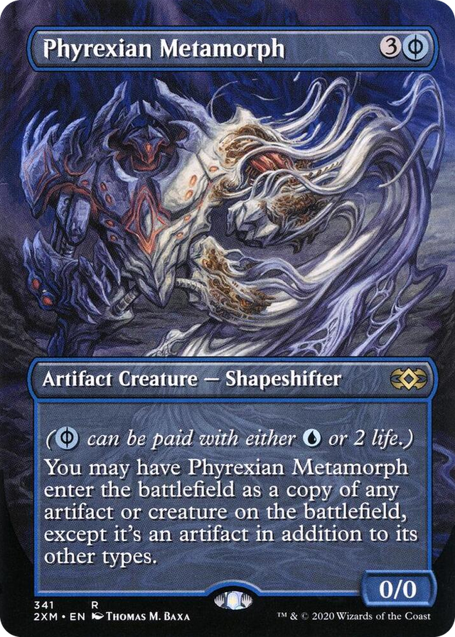 0341 Phyrexian Metamorph (Borderless) R Double Masters