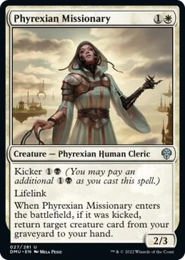 0027 Phyrexian Missionary U Dominaria United