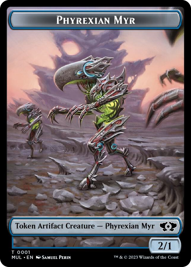 0001 Phyrexian Myr Token T March of the Machine: Multiverse Legends