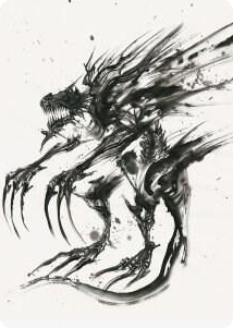 Phyrexian Obliterator Art Card #71 S - Art Series: Phyrexia: All Will Be One Pokemon card