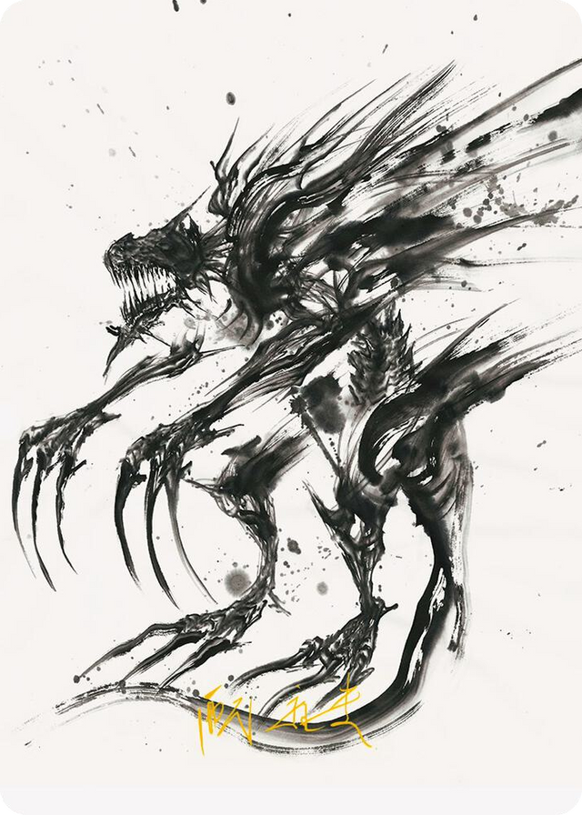 0071 Phyrexian Obliterator Art Card (Gold-Stamped Signature) S Art Series: Phyrexia: All Will Be One