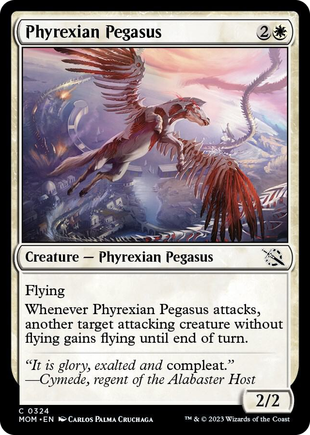 Phyrexian Pegasus #324 C - March of the Machine Pokemon card