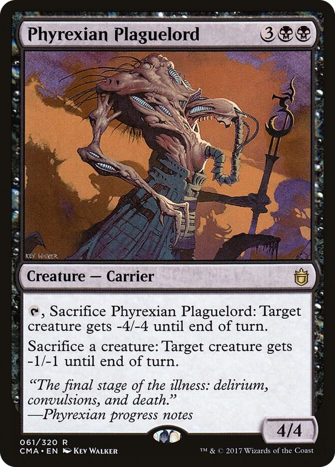 Phyrexian Plaguelord #61 R - Commander Anthology Pokemon card