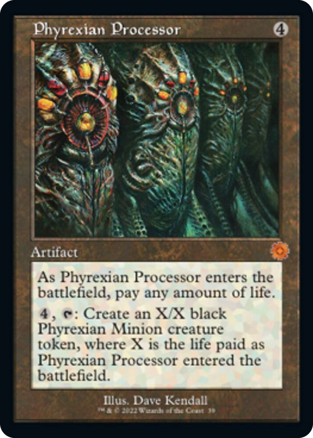 0039 Phyrexian Processor M The Brothers' War: Retro Frame Artifacts