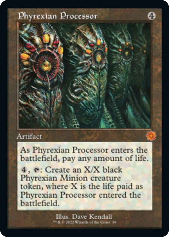 0039 Phyrexian Processor M The Brothers' War: Retro Frame Artifacts