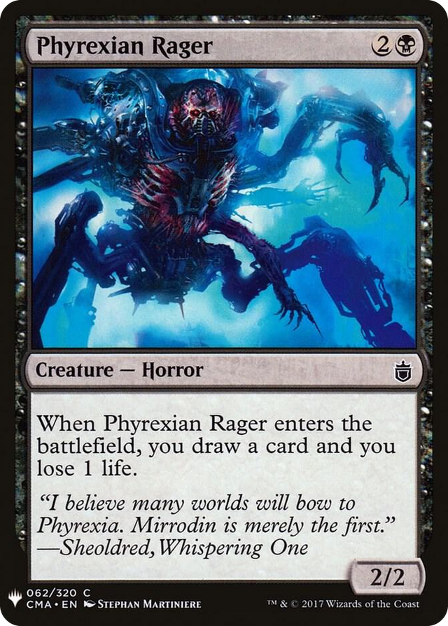 0062 Phyrexian Rager C The List Reprints