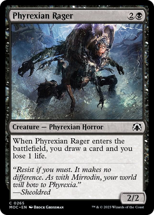 0265 Phyrexian Rager C Commander: March of the Machine