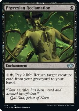 0124 Phyrexian Reclamation U Jumpstart 2022