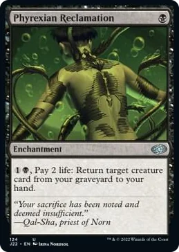 0124 Phyrexian Reclamation U Jumpstart 2022