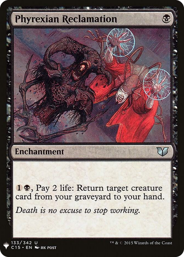 0133 Phyrexian Reclamation U The List Reprints