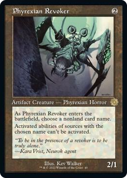 0040 Phyrexian Revoker R The Brothers' War: Retro Frame Artifacts