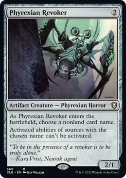 0868 Phyrexian Revoker R Commander Legends: Battle for Baldur's Gate