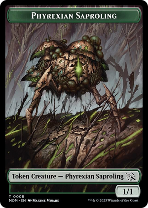 0008 Phyrexian Saproling Token T March of the Machine