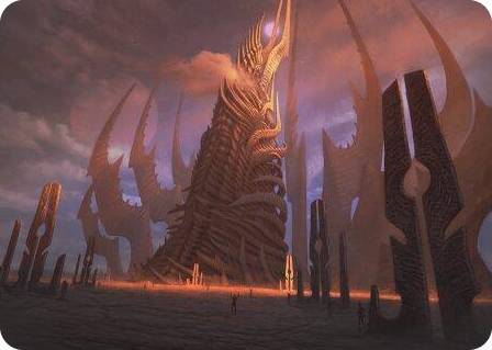 0023 Phyrexian Tower Art Card S Art Series: Modern Horizons 3