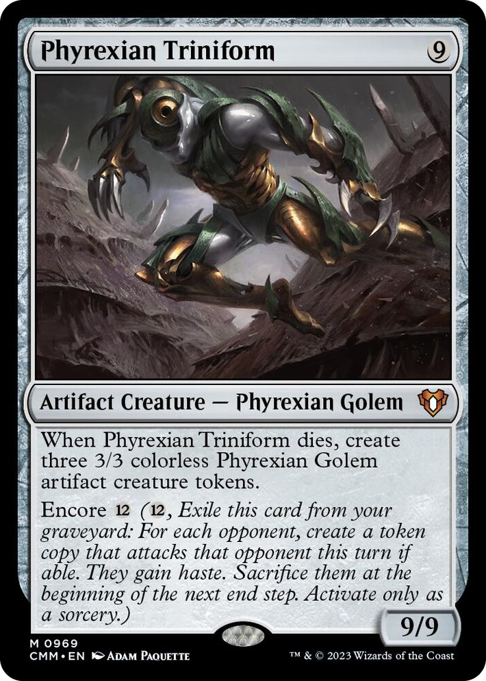 0969 Phyrexian Triniform M Commander Masters