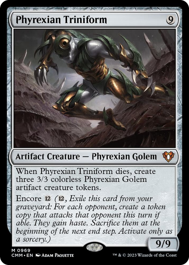 0969 Phyrexian Triniform M Commander Masters