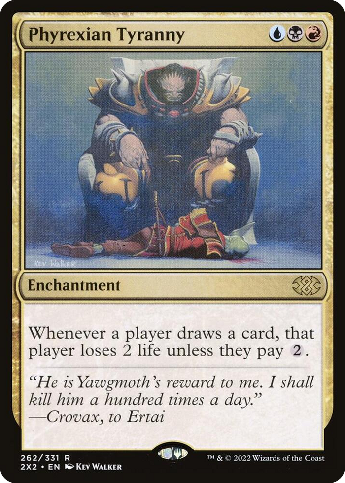 Phyrexian Tyranny #262 R - Double Masters 2022 Pokemon card