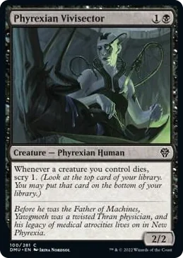 0100 Phyrexian Vivisector C Dominaria United