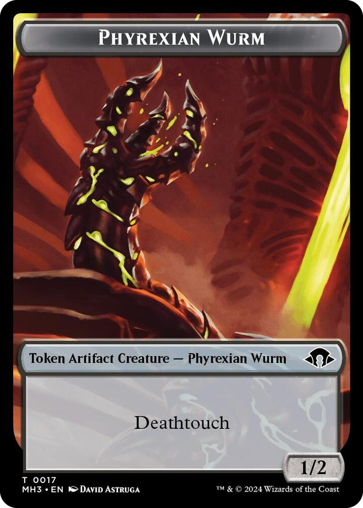 0017 Phyrexian Wurm Token (0017) T Modern Horizons 3