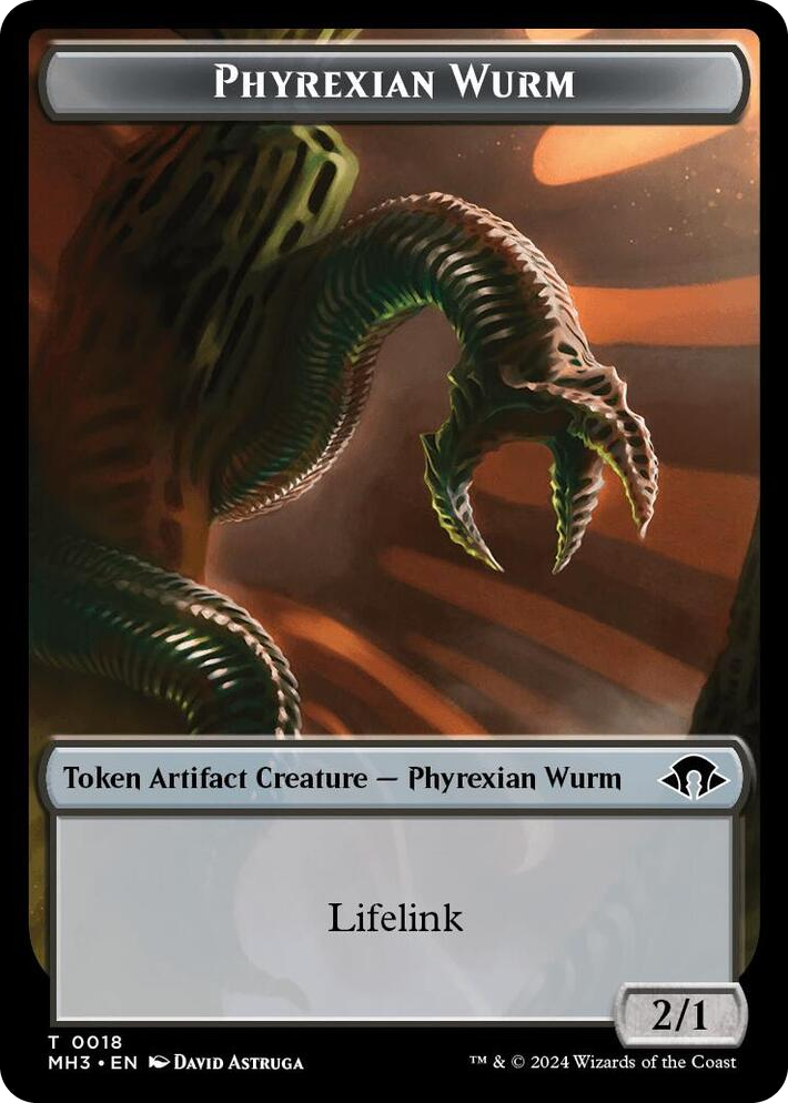 0018 Phyrexian Wurm Token (0018) T Modern Horizons 3