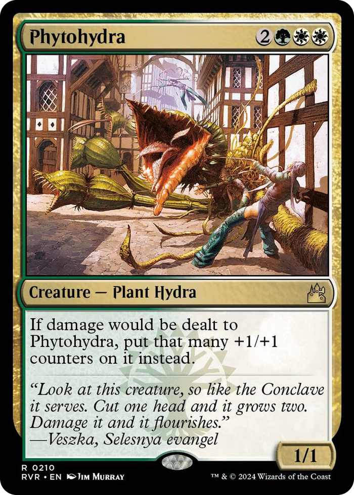 Phytohydra #210 R - Ravnica Remastered Pokemon card