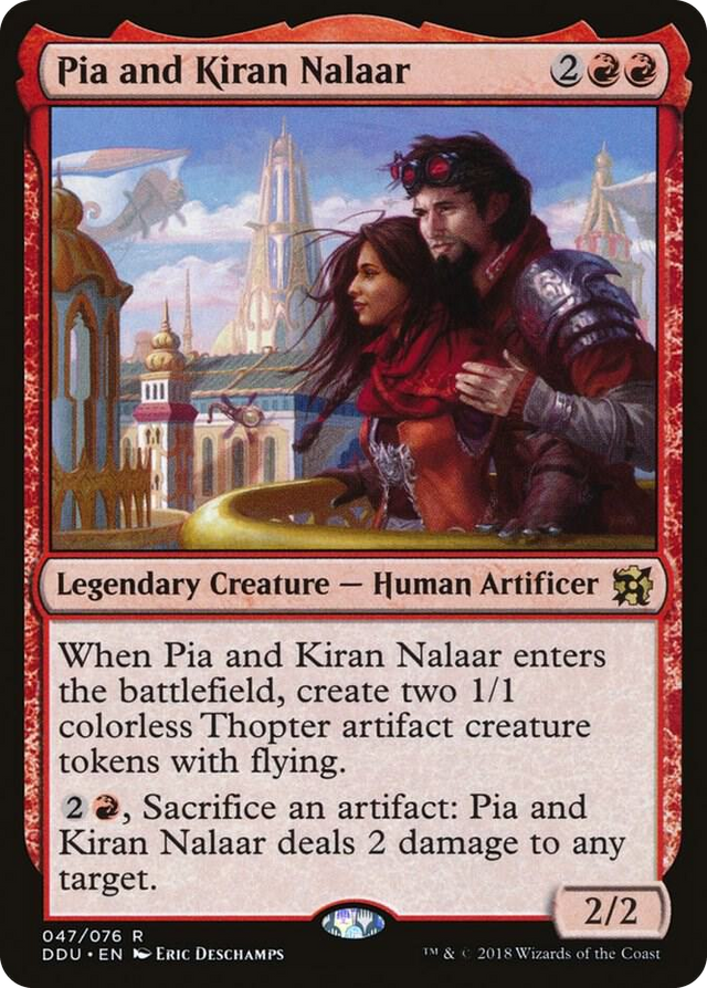 0047 Pia and Kiran Nalaar R Duel Decks: Elves vs. Inventors
