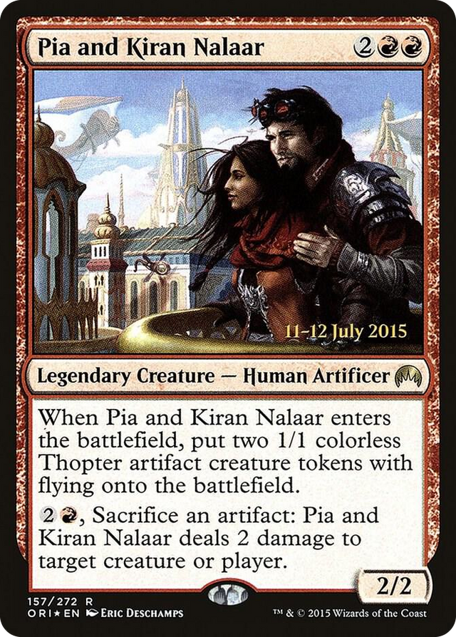 0157 Pia and Kiran Nalaar R Prerelease Cards