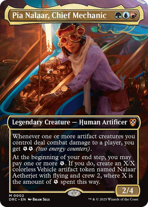 0002 Pia Nalaar, Chief Mechanic (Borderless) M Commander: Aetherdrift