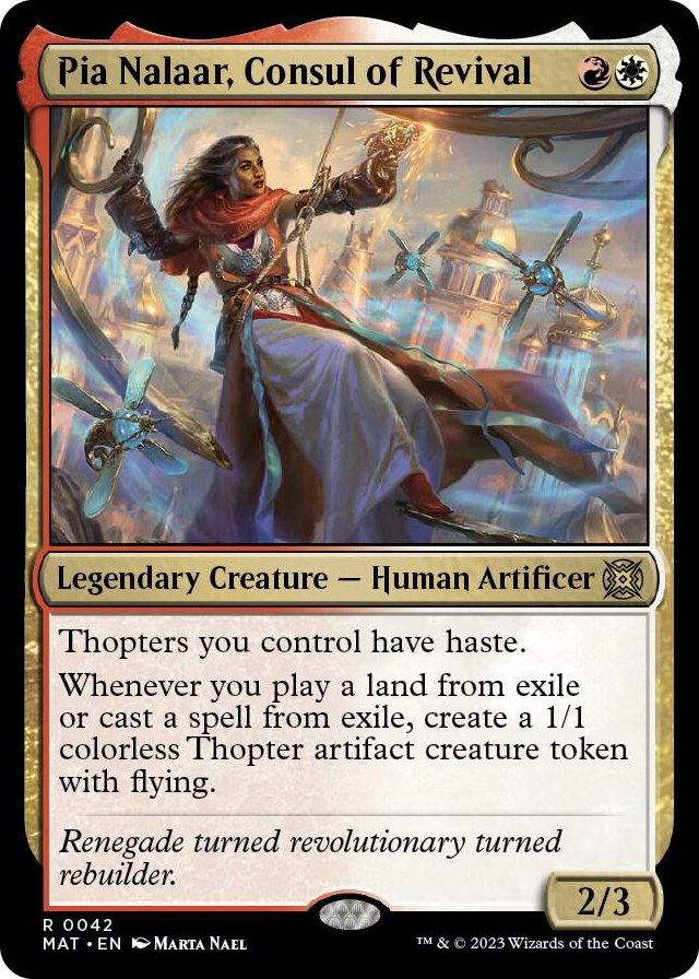 Pia Nalaar, Consul of Revival #42 R - March of the Machine: The Aftermath Pokemon card