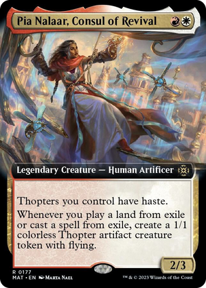 0177 Pia Nalaar, Consul of Revival (Extended Art) R March of the Machine: The Aftermath