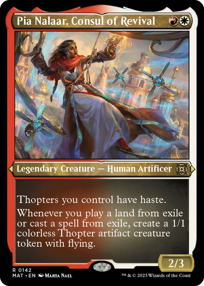0142 Pia Nalaar, Consul of Revival (Foil Etched) R March of the Machine: The Aftermath