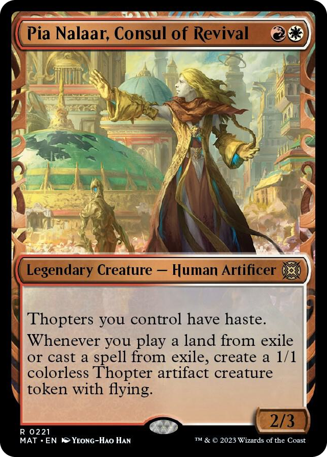 0221 Pia Nalaar, Consul of Revival (Halo Foil) R March of the Machine: The Aftermath