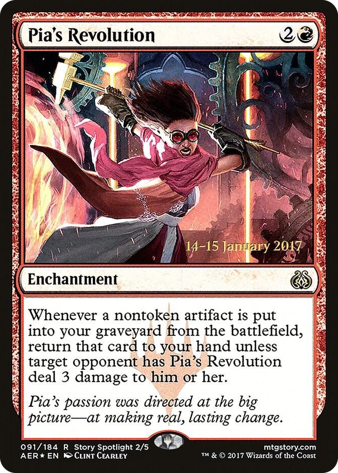0091 Pia's Revolution R Prerelease Cards