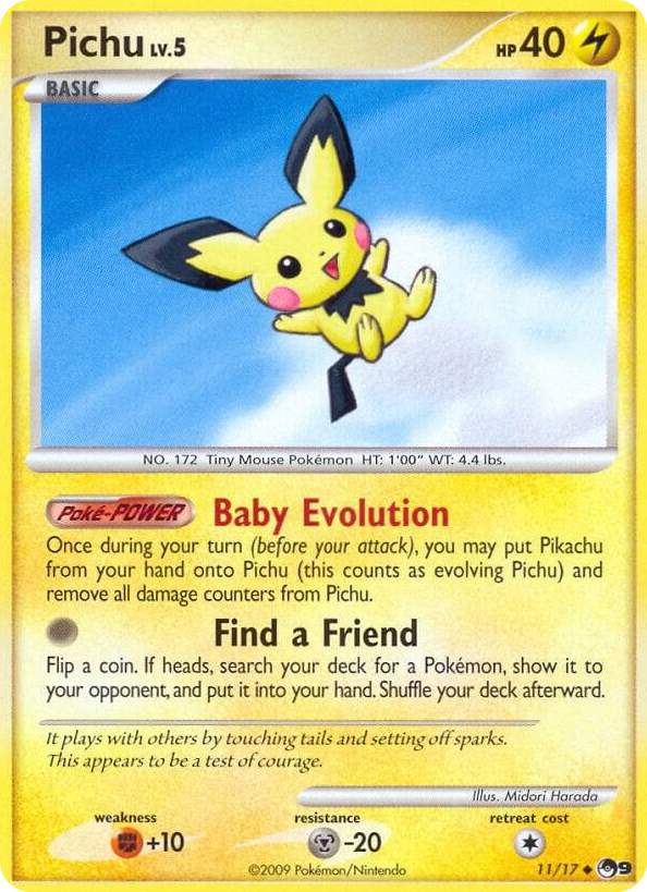 0011 Pichu Uncommon POP Series 9
