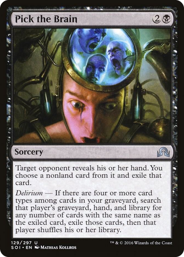 0129 Pick the Brain U Shadows over Innistrad